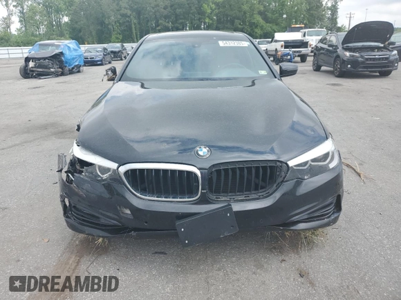 2018 BMW 5 Series 540i with VIN WBAJE5C54JWA93338, listed as a Copart auction lot 54312385 with 77,537 mi miles and Salvage title. Bid and sale history available at DreamBid. Image 5.