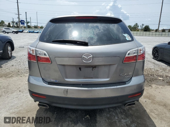 2012 Mazda CX-9 Sport with VIN JM3TB3BV4C0358070, listed as a Copart auction lot 56179335 with 206,590 mi miles and Salvage title. Bid and sale history available at DreamBid. Image 6.