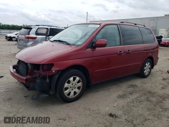 2003 Honda Odyssey EX z VIN 5FNRL18643B124601, wystawiony jako Copart lot #58769005 z przebiegiem 177 710 mil mil oraz Szkoda całkowita • Salvage title. Historia ofert i sprzedaży dostępna na DreamBid. Obrazek 1.