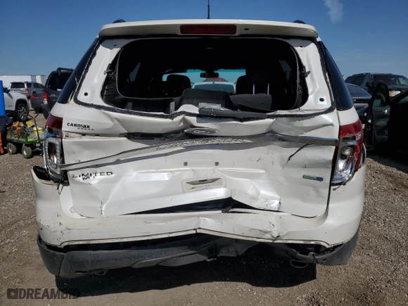 2014 Ford Explorer Limited with VIN 1FM5K8F89EGC06178, listed as a Copart auction lot 48160095 with 165,353 mi miles and Clean Title. Bid and sale history available at carsss.com. Image 6.