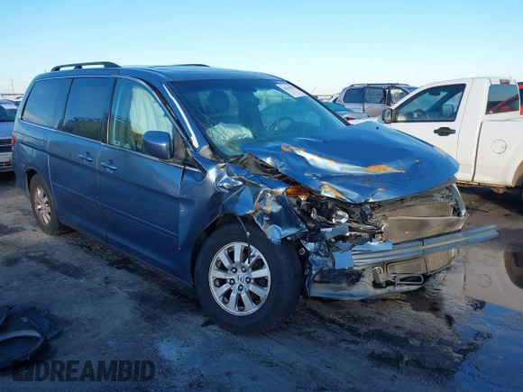 2008 Honda Odyssey EX-L with VIN 5FNRL38728B058173, listed as a IAAI auction lot 38255874 with Not Provided miles and . Bid and sale history available at DreamBid. Image 1.