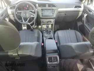 2024 Volkswagen Tiguan SE R-Line Black with VIN 3VV8B7AX4RM067827, listed as a Copart auction lot 62585995 with 6,166 mi miles and Salvage title. Bid and sale history available at DreamBid. Image 8.