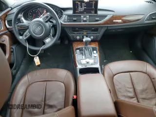 2015 Audi A6 Premium Plus with VIN WAUFGAFC4FN028079, listed as a Copart auction lot 50939535 with 112,696 mi miles and Salvage title. Bid and sale history available at DreamBid. Image 8.