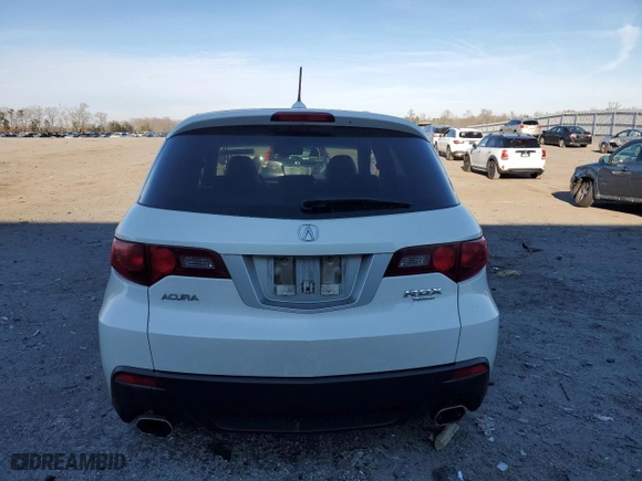 2010 Acura RDX Tech Pkg with VIN 5J8TB2H53AA000154, listed as a Copart auction lot 86106614 with 0 mi miles and Salvage Title. Bid and sale history available at carsss.com. Image 6.