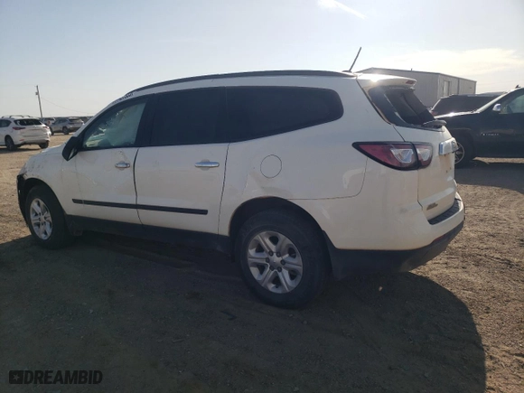 2015 Chevrolet Traverse LS with VIN 1GNKRFKD4FJ244052, listed as a Copart auction lot 51437555 with 0 mi miles and Salvage Title. Bid and sale history available at carsss.com. Image 2.