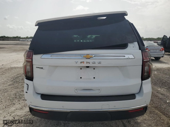 2021 Chevrolet Tahoe LS with VIN 1GNSCMKD7MR494339, listed as a Copart auction lot 62408244 with 26,690 mi miles and Salvage Title. Bid and sale history available at carsss.com. Image 6.