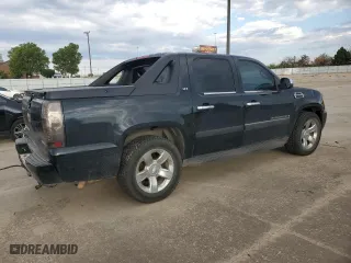 2007 Chevrolet Avalanche LTZ with VIN 3GNFK123X7G234726, listed as a Copart auction lot 76825204 with 0 mi miles and Salvage Title. Bid and sale history available at carsss.com. Image 3.