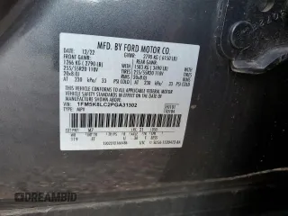 2023 Ford Explorer King Ranch z VIN 1FM5K8LC2PGA31302, wystawiony jako Copart lot #83780084 z przebiegiem 33 431 mil mil oraz Szkoda całkowita • Salvage title. Historia ofert i sprzedaży dostępna na DreamBid. Obrazek 14.