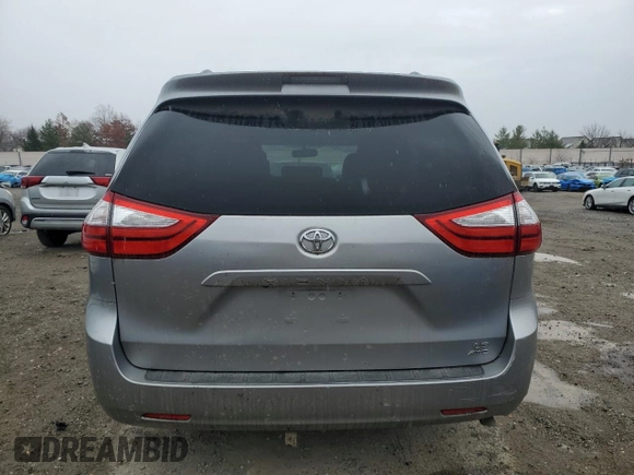 2016 Toyota Sienna LE with VIN 5TDJK3DC7GS128568, listed as a Copart auction lot 84091654 with 0 mi miles and Salvage Title. Bid and sale history available at carsss.com. Image 6.