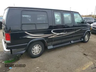 1999 Ford Econoline Cargo with VIN 1FDRE14W6XHA56562, listed as a Copart auction lot 75185804 with 153,673 mi miles and Clean Title. Bid and sale history available at carsss.com. Image 3.