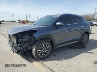 2021 Hyundai Tucson Ultimate with VIN KM8J33AL3MU348536, listed as a Copart auction lot 50989405 with 83,985 mi miles and Salvage title. Bid and sale history available at DreamBid. Image 1.