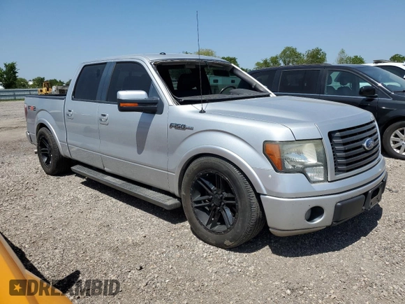 2010 Ford F-150 XL with VIN 1FTFW1CV0AKB46121, listed as a Copart auction lot 52794085 with 182,859 mi miles and Salvage Title. Bid and sale history available at carsss.com. Image 4.