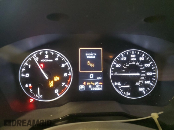 2022 Subaru Outback Premium with VIN 4S4BTADC8N3130376, listed as a Copart auction lot 60266655 with 83,605 mi miles and Salvage title. Bid and sale history available at DreamBid. Image 9.