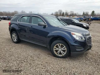 2017 Chevrolet Equinox LS with VIN 2GNFLEEKXH6190716, listed as a Copart auction lot 53573585 with 103,498 mi miles and Clean Title. Bid and sale history available at carsss.com. Image 4.