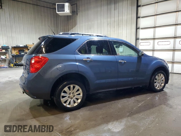 2011 Chevrolet Equinox LTZ with VIN 2CNFLGEC4B6265278, listed as a Copart auction lot 47485685 with 109,648 mi miles and Salvage Title. Bid and sale history available at carsss.com. Image 3.