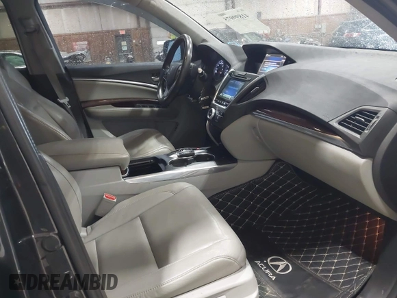 2016 Acura MDX w/Tech with VIN 5FRYD4H40GB017297, listed as a IAAI auction lot 41899975 with 95,757 mi miles. Bid and sale history available at carsss.com. Image 5.