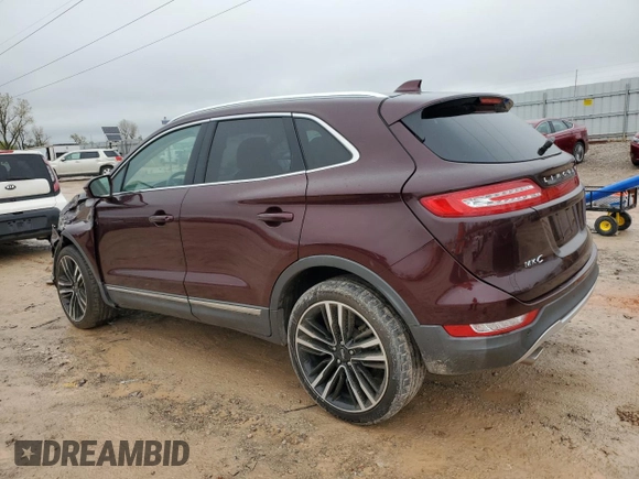 2018 Lincoln MKC Reserve with VIN 5LMTJ3DH8JUL31195, listed as a Copart auction lot 51483935 with 57,104 mi miles and Salvage title. Bid and sale history available at DreamBid. Image 2.
