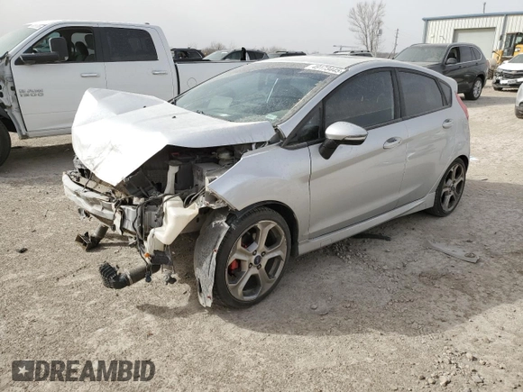2015 Ford Fiesta ST with VIN 3FADP4GXXFM179165, listed as a Copart auction lot 49173445 with 208,889 mi miles and Salvage Title. Bid and sale history available at carsss.com. Image 1.
