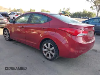 2012 Hyundai Elantra Limited with VIN KMHDH4AE2CU193594, listed as a IAAI auction lot 41556903 with 300,212 mi miles. Bid and sale history available at carsss.com. Image 3.