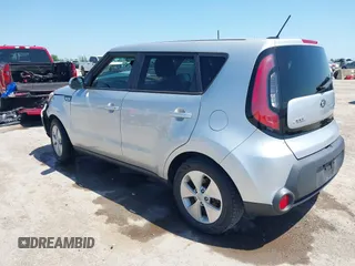 2016 Kia Soul with VIN KNDJN2A27G7844393, listed as a IAAI auction lot 41977051 with 91,380 mi miles. Bid and sale history available at carsss.com. Image 3.