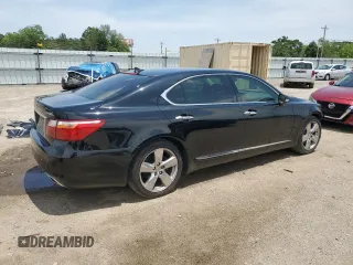 2012 Lexus LS 460 L with VIN JTHGL5EF5C5045506, listed as a Copart auction lot 56993715 with 141,923 mi miles and Salvage title. Bid and sale history available at DreamBid. Image 3.