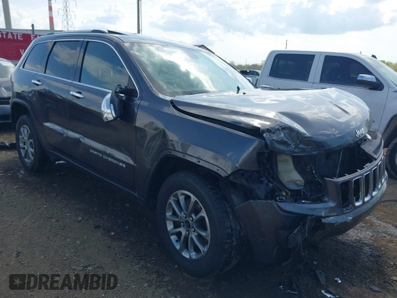 2014 Jeep Grand Cherokee Limited with VIN 1C4RJFBT4EC349957, listed as a IAAI auction lot 42118241 with 127,168 mi miles and . Bid and sale history available at DreamBid. Image 1.
