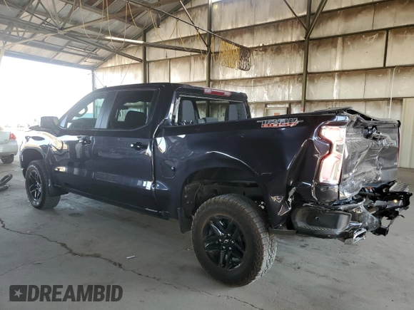 2023 Chevrolet Silverado 1500 LT Trail Boss with VIN 3GCUDFED6PG302032, listed as a Copart auction lot 43483165 with 5,865 mi miles and Salvage Title. Bid and sale history available at DreamBid. Image 2.