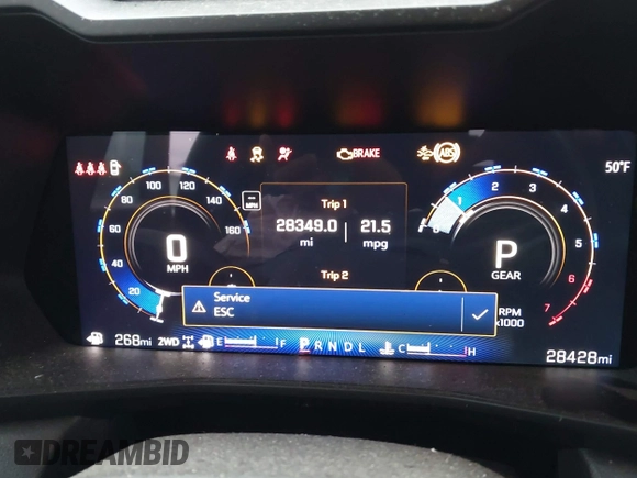 2024 Chevrolet Colorado 4WD Trail Boss with VIN 1GCPTEEK2R1155752, listed as a IAAI auction lot 42211659 with 28,428 mi miles and . Bid and sale history available at DreamBid. Image 7.