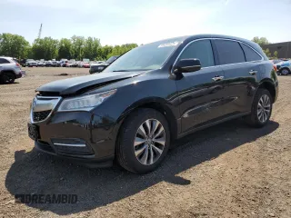 2016 Acura MDX Technology with VIN 5FRYD4H44GB036662, listed as a Copart auction lot 59493425 with 170,542 mi miles and Salvage title. Bid and sale history available at DreamBid. Image 1.