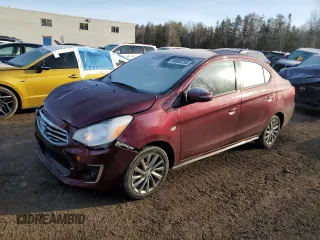 2019 Mitsubishi Mirage G4 SE with VIN ML32F4FJ8KHF10024, listed as a Copart auction lot 48563755 with 36,516 mi miles and Salvage Title. Bid and sale history available at carsss.com. Image 1.