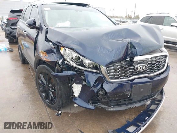 2020 Kia Sorento EX V6 with VIN 5XYPH4A5XLG677628, listed as a IAAI auction lot 41106780 with 62,374 mi miles. Bid and sale history available at carsss.com. Image 6.