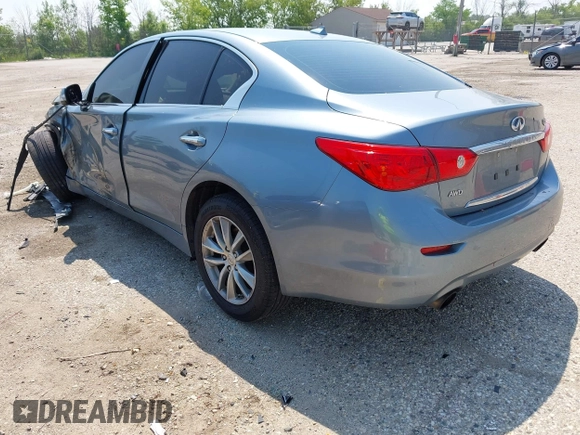 2017 Infiniti Q50 Premium z VIN JN1EV7AR1HM834900, wystawiony jako IAAI lot #42435638 z przebiegiem 76 937 mil mil oraz . Historia ofert i sprzedaży dostępna na DreamBid. Obrazek 3.
