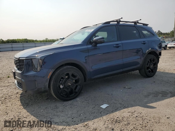 2024 Kia Sorento X-Line SX Prestige z VIN 5XYRKDJF2RG301291, wystawiony jako Copart lot #58552365 z przebiegiem 9 199 mil mil oraz Szkoda całkowita • Salvage title. Historia ofert i sprzedaży dostępna na DreamBid. Obrazek 1.