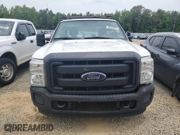 2016 Ford F-250 XLT with VIN 1FT7X2A65GED45000, listed as a Copart auction lot 56335805 with 155,571 mi miles and Salvage title. Bid and sale history available at DreamBid. Image 5.