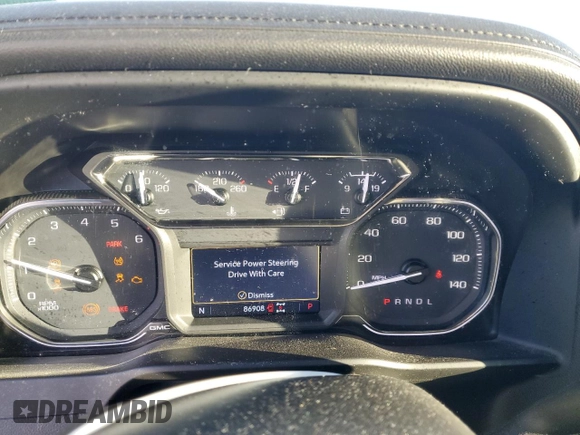 2020 GMC Sierra 2500HD SLT z VIN 1GT49NE73LF274319, wystawiony jako Copart lot #75348024 z przebiegiem 86 908 mil mil oraz Nie do naprawy • Non repairable. Historia ofert i sprzedaży dostępna na DreamBid. Obrazek 9.