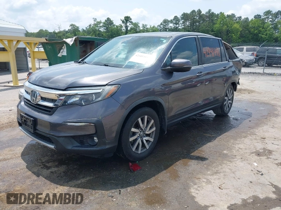 2019 Honda Pilot EX-L with VIN 5FNYF5H4XKB018306, listed as a IAAI auction lot 42441441 with 53,212 mi miles and . Bid and sale history available at DreamBid. Image 18.