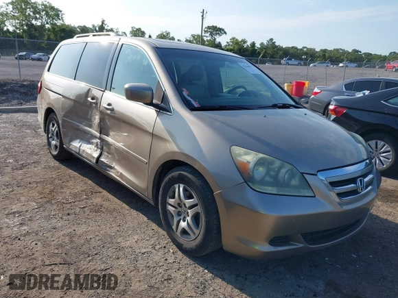 2006 Honda Odyssey EX-L с VIN 5FNRL38656B411090, выставлен на аукционе IAAI как лот 42336092 с пробегом 214 963 миль миль и . История ставок и продаж доступна на DreamBid. Изображение 1.