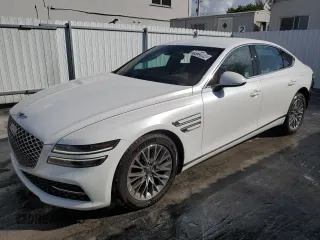 2024 Genesis G80 2.5T with VIN KMTGB4SC8RU238080, listed as a Copart auction lot 78123994 with 12,759 mi miles and Non Repairable. Bid and sale history available at carsss.com. Image 1.