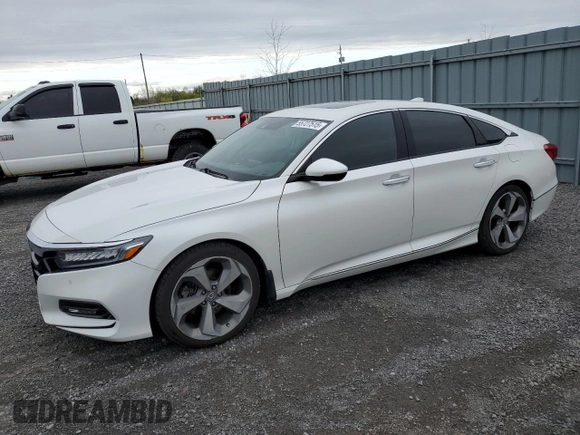 2019 Honda Accord Touring with VIN 1HGCV1F99KA800868, listed as a Copart auction lot 55727515 with 141,714 mi miles and Salvage title. Bid and sale history available at DreamBid. Image 1.