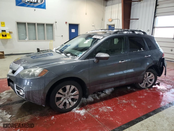 2012 Acura RDX Tech Pkg with VIN 5J8TB1H56CA001456, listed as a Copart auction lot 45643145 with 165,048 mi miles and Salvage Title. Bid and sale history available at carsss.com. Image 1.