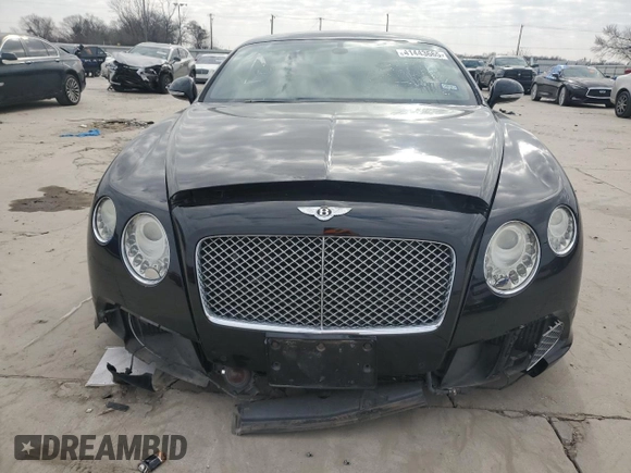 2012 Bentley Continental GT with VIN SCBFR7ZAXCC077193, listed as a Copart auction lot 41443665 with 90,262 mi miles and Clean Title. Bid and sale history available at DreamBid. Image 5.