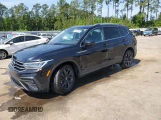 2023 Volkswagen Tiguan SE with VIN 3VVNB7AX1PM037524, listed as a Copart auction lot 55352445 with 24,380 mi miles and Salvage title. Bid and sale history available at DreamBid. Image 1.