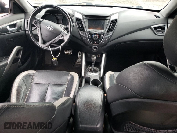 2015 Hyundai Veloster Turbo with VIN KMHTC6AE3FU232834, listed as a Copart auction lot 76071403 with 173,259 mi miles. Bid and sale history available at carsss.com. Image 8.