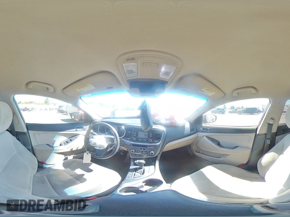 2014 Kia Optima LX with VIN 5XXGM4A76EG331211, listed as a Copart auction lot 61505605 with 152,275 mi miles and Salvage title. Bid and sale history available at DreamBid. Image 14.