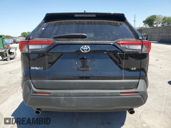 2024 Toyota RAV4 LE with VIN 2T3H1RFVXRC273612, listed as a Copart auction lot 50302325 with 28,749 mi miles and Salvage Title. Bid and sale history available at carsss.com. Image 6.