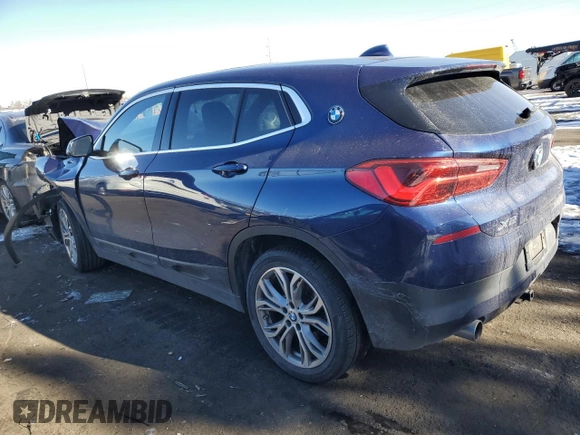 2018 BMW X2 xDrive28i with VIN WBXYJ5C37JEF69697, listed as a Copart auction lot 88116785 with 48,721 mi miles and Salvage Title. Bid and sale history available at carsss.com. Image 2.