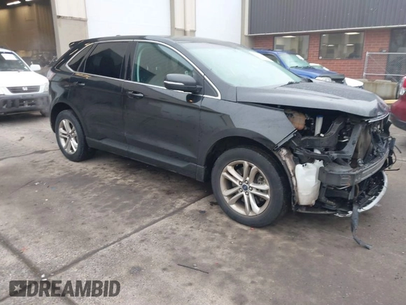 2015 Ford Edge SEL with VIN 2FMTK4J93FBC24166, listed as a IAAI auction lot 41322955 with 91,362 mi miles. Bid and sale history available at carsss.com. Image 1.