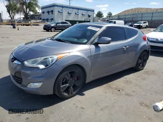 2012 Hyundai Veloster w/Black Int with VIN KMHTC6AD4CU078248, listed as a Copart auction lot 59524465 with 75,040 mi miles and Salvage title. Bid and sale history available at DreamBid. Image 1.