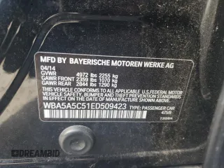 2014 BMW 5 Series 528i z VIN WBA5A5C51ED509423, wystawiony jako Copart lot #88244425 z przebiegiem 65 844 mil mil oraz Szkoda całkowita • Salvage title. Historia ofert i sprzedaży dostępna na DreamBid. Obrazek 12.