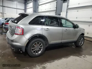 2008 Ford Edge SEL with VIN 2FMDK38C38BB31585, listed as a Copart auction lot 49402955 with 190,585 mi miles and Salvage Title. Bid and sale history available at carsss.com. Image 3.